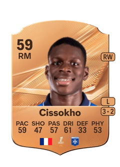 Carte de Mamoudou Cissokho