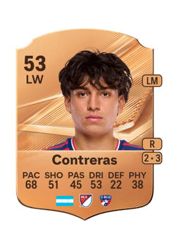 Carte de Jaidyn Contreras