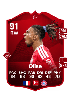 Carte de Michael Olise