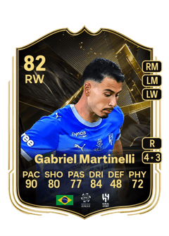 Carte de Gabriel Martinelli