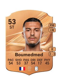 Carte de Kamil Boumedmed