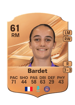 Carte de Ludivine Bardet