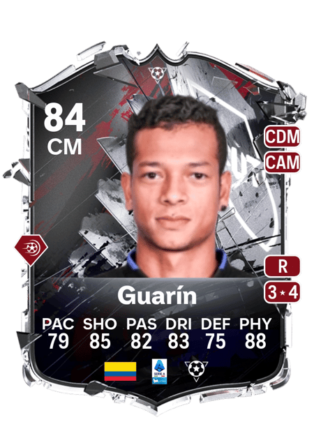 Carte de Fredy Guarín