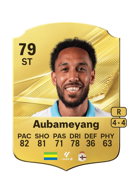 Carte de Pierre-Emerick Aubameyang