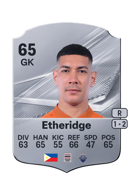Carte de Neil Etheridge