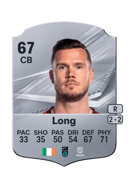 Carte de Kevin Long