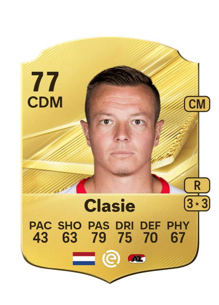 Carte de Jordy Clasie