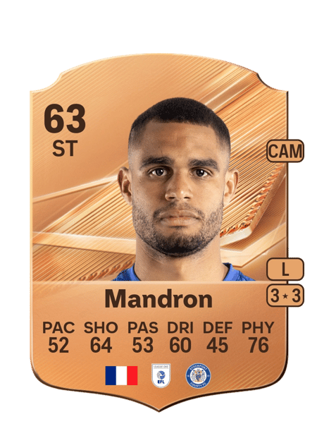 Carte de Mikaël Mandron