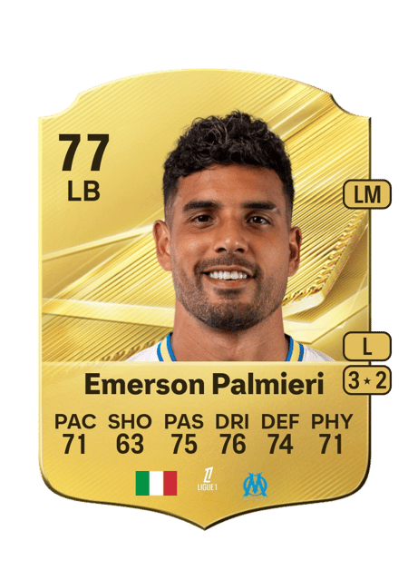 Carte de Emerson Palmieri