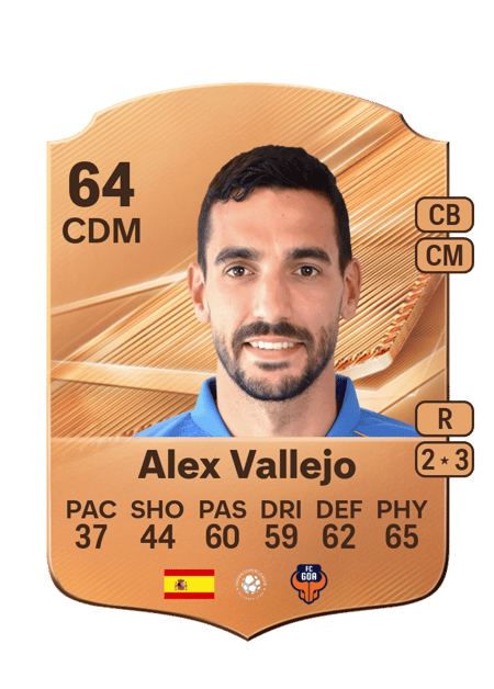 Carte de Alex Vallejo