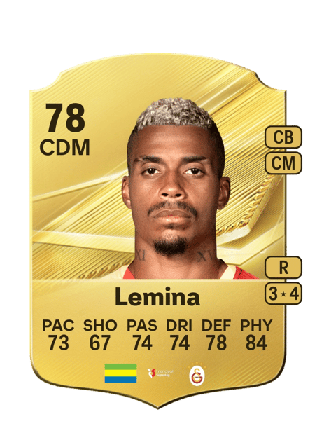 Carte de Mario Lemina