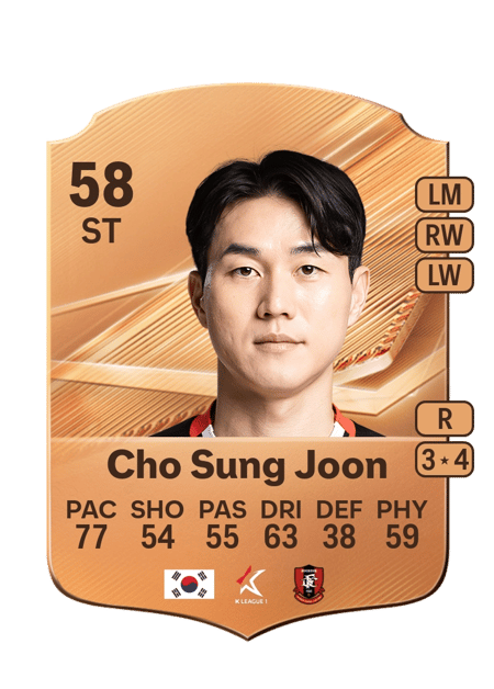 Carte de Cho Sung Joon