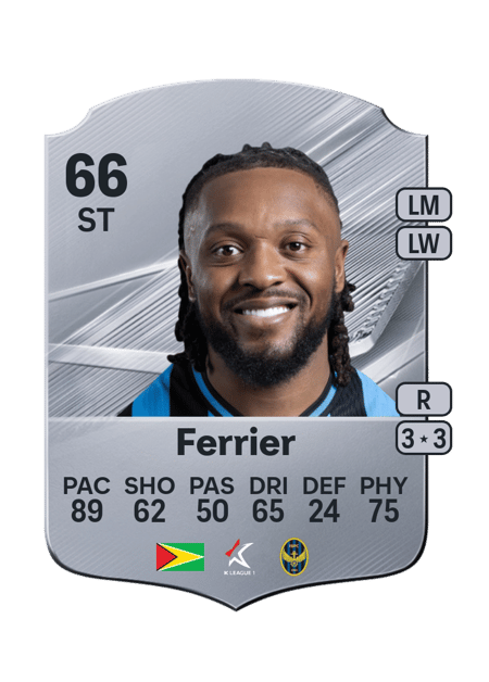 Carte de Morgan Ferrier