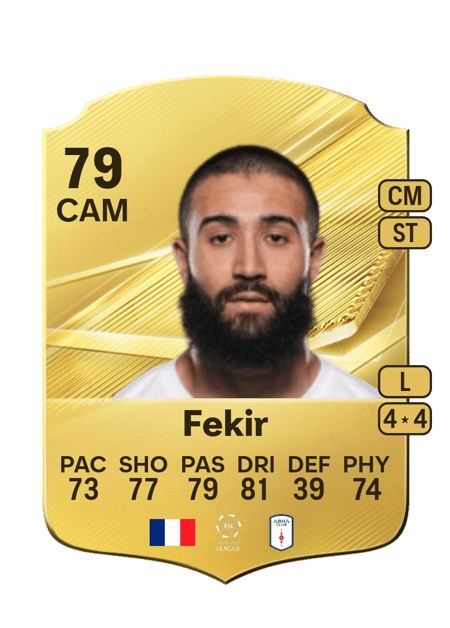 Carte de Nabil Fekir