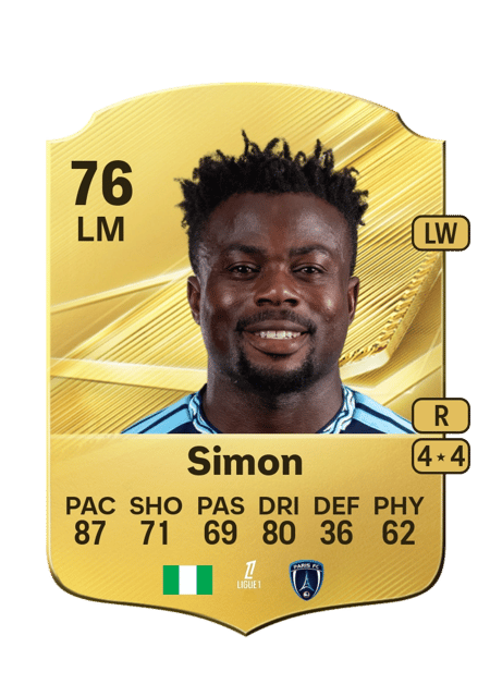Carte de Moses Simon
