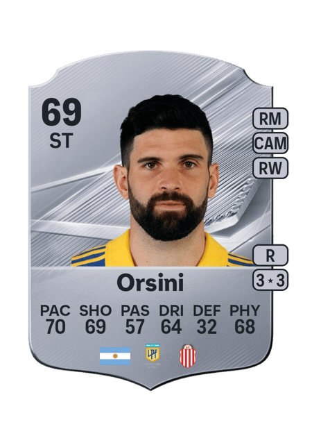 Carte de Nicolás Orsini