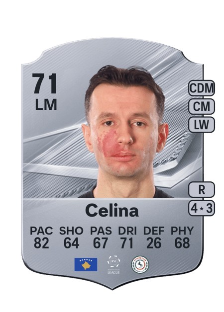 Carte de Bersant Celina