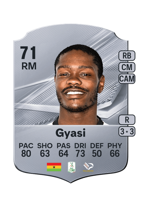 Carte de Emmanuel Gyasi