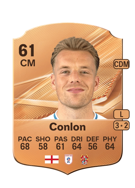 Carte de Tom Conlon