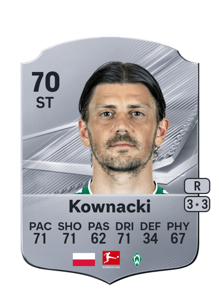 Carte de Dawid Kownacki
