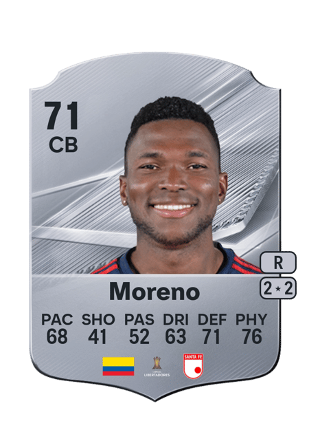 Carte de Víctor Moreno