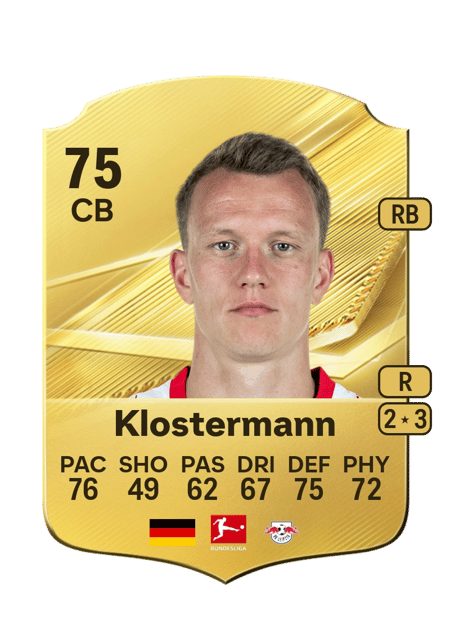 Carte de Lukas Klostermann