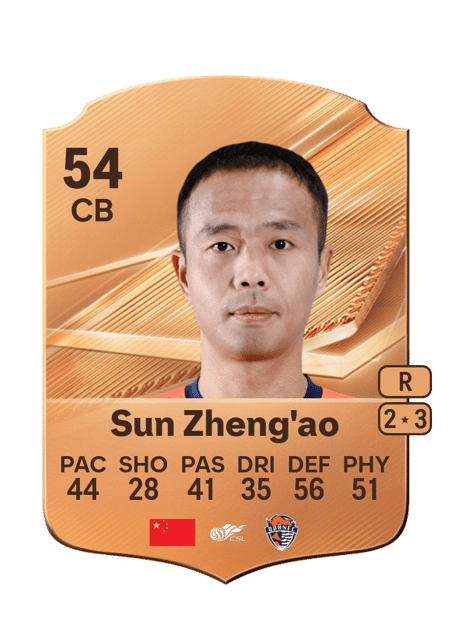 Carte de Sun Zheng'ao