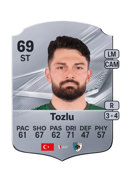 Carte de Eren Tozlu