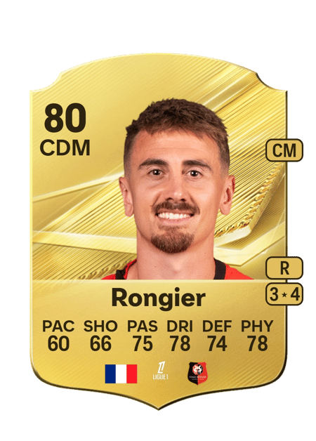 Carte de Valentin Rongier