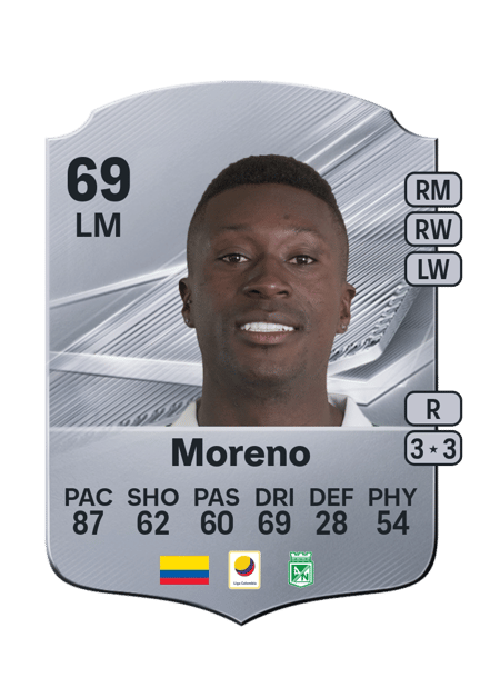 Carte de Marlos Moreno