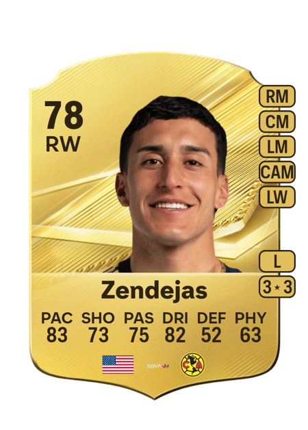 Carte de Alejandro Zendejas