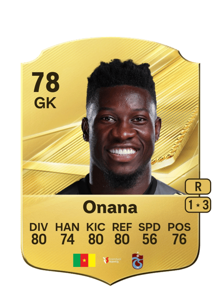 Carte de André Onana