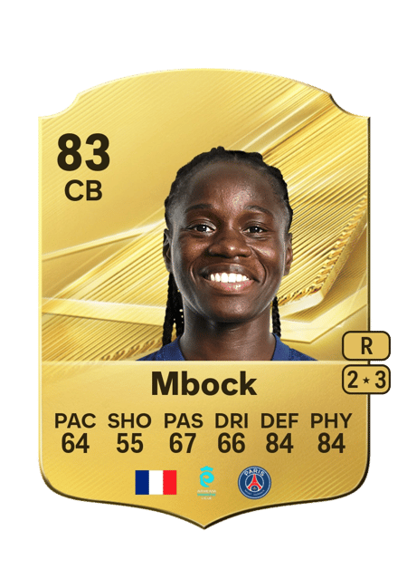 Carte de Griedge Mbock