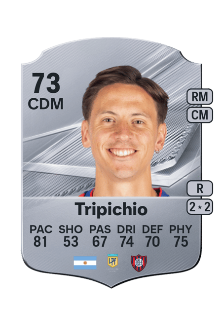 Carte de Nicolás Tripichio