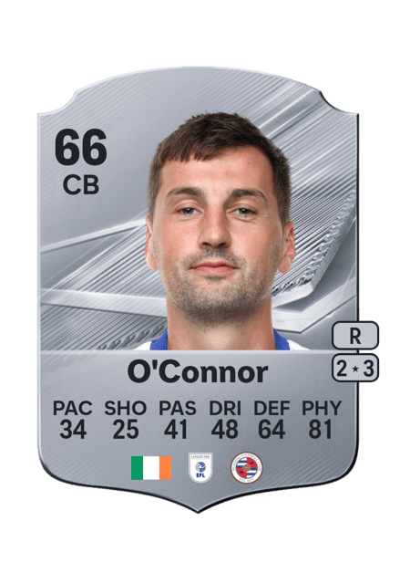 Carte de Paudie O'Connor