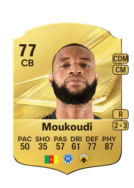 Carte de Harold Moukoudi