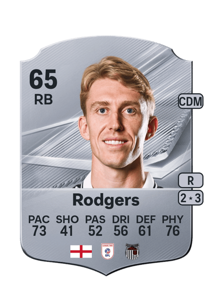 Carte de Harvey Rodgers
