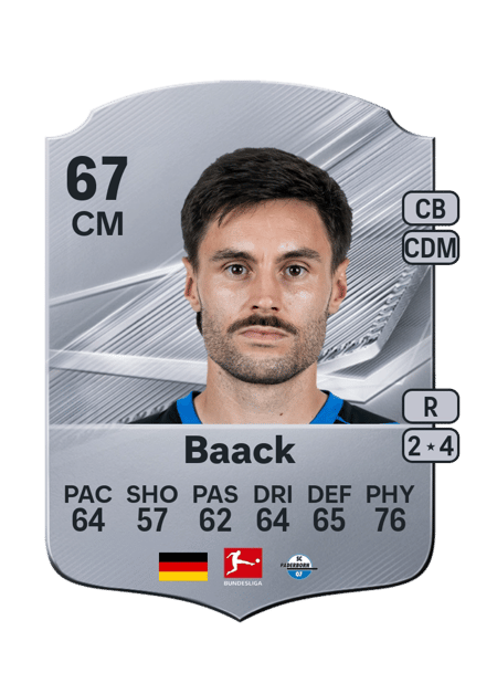 Carte de Tom Baack
