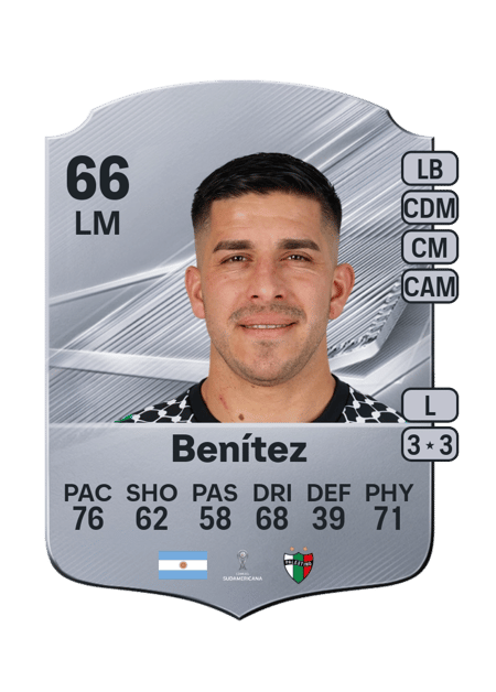 Carte de Jonathan Benítez