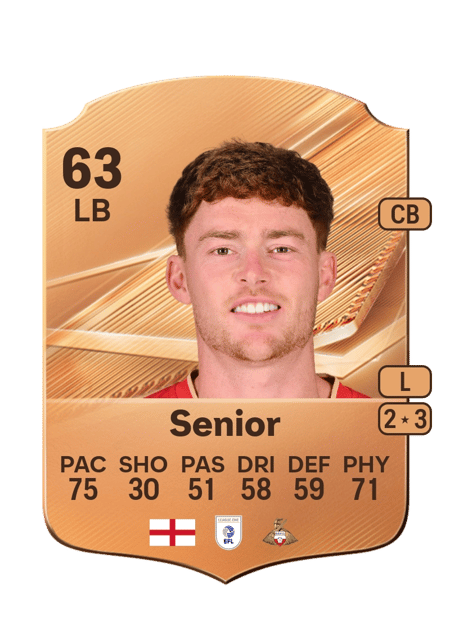 Carte de Jack Senior