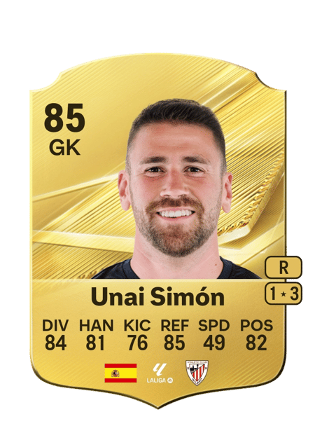 Carte de Unai Simón