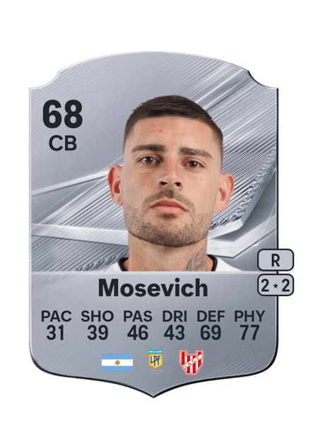Carte de Leonel Mosevich