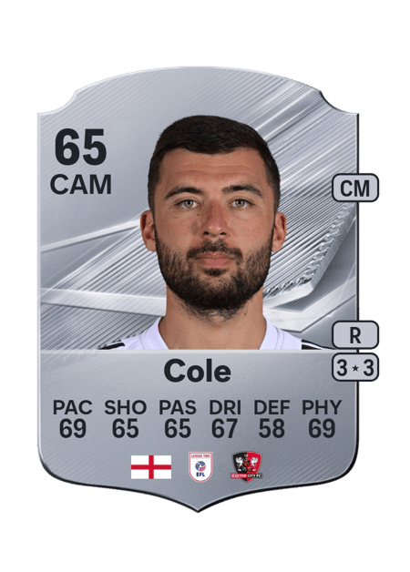 Carte de Reece Cole