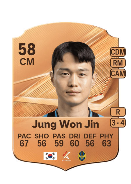 Carte de Jung Won Jin
