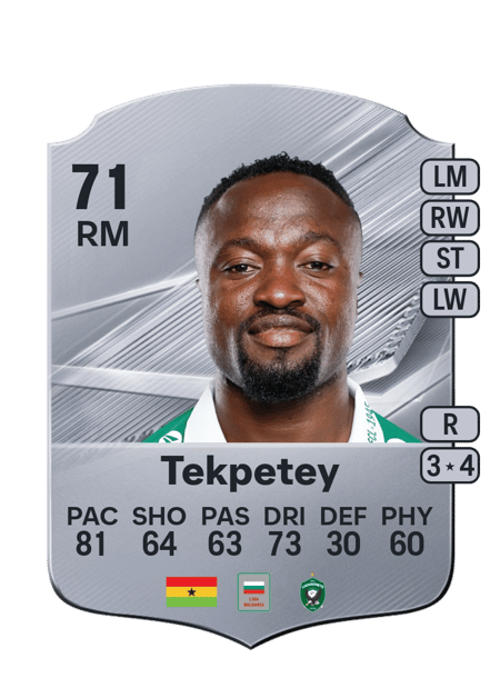 Carte de Bernard Tekpetey