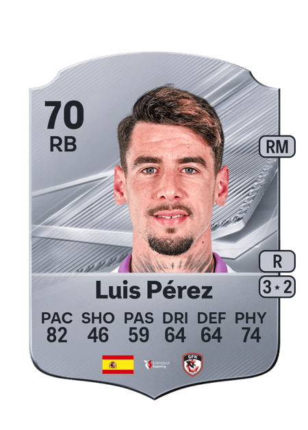 Carte de Luis Pérez