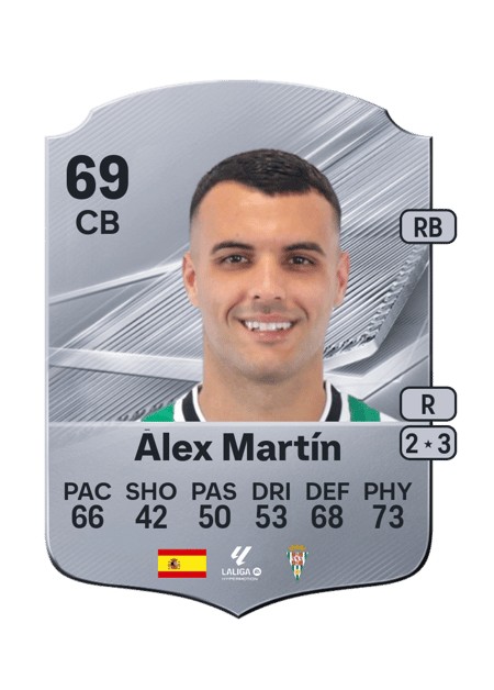 Carte de Álex Martín