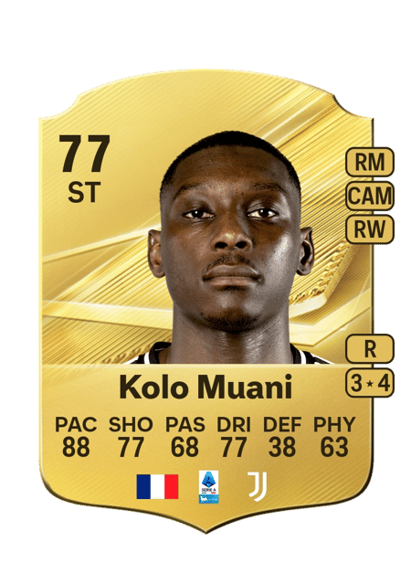 Carte de Randal Kolo Muani