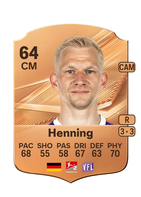Carte de Bryan Henning