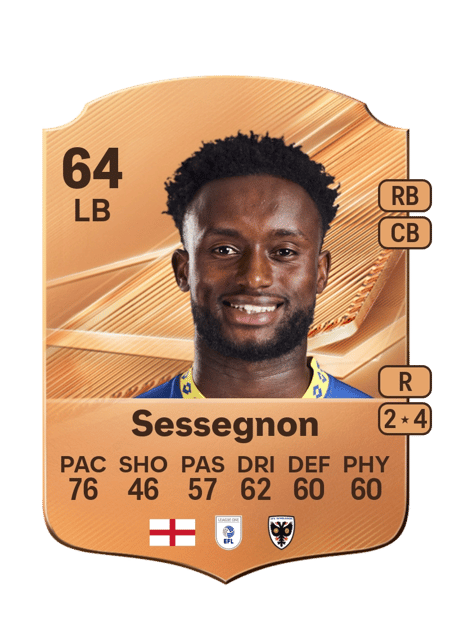 Carte de Steven Sessegnon